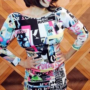 Fashion Magazine Dress - Bodycon